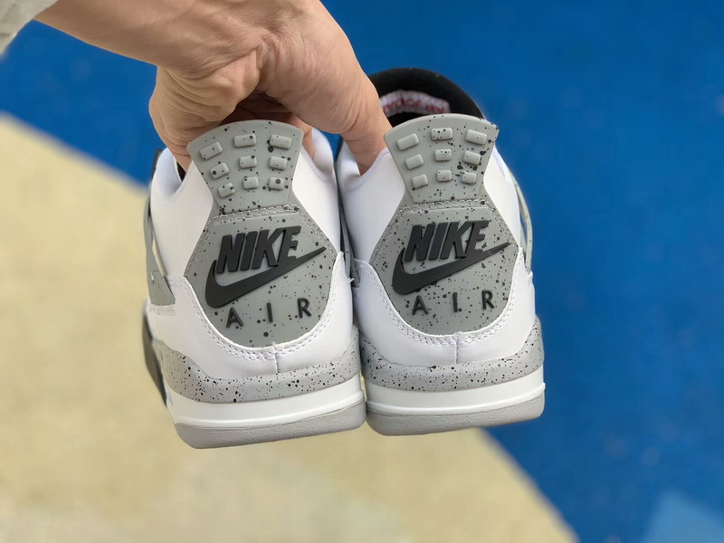 Authentic Air Jordan 4 White Cement women